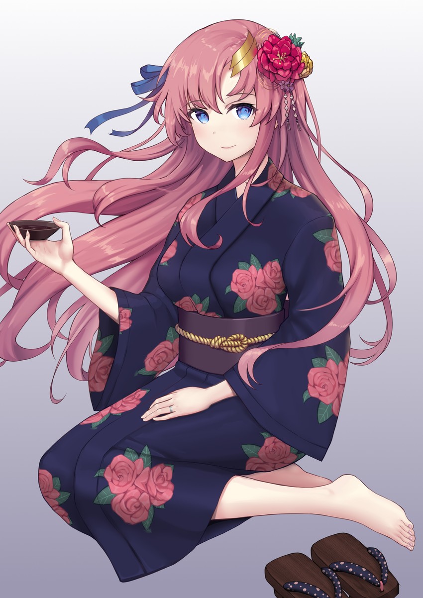 lacus clyne (gundam and 2 more) drawn by yunkaiming