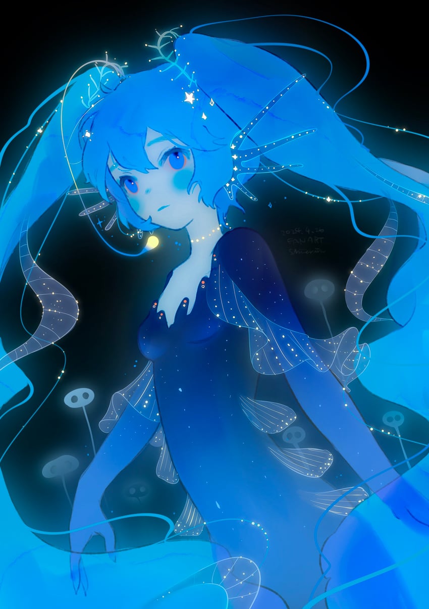 hatsune miku (original and 1 more) drawn by shieriru