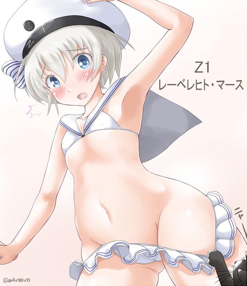 z1 leberecht maass and unsinkable sam (kantai collection) drawn by jack_(slaintheva)