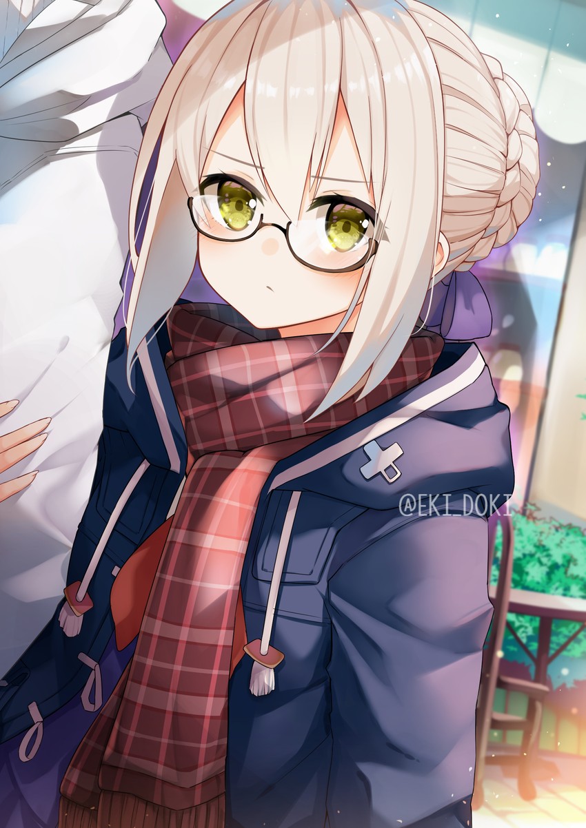 artoria pendragon and mysterious heroine x alter (fate and 1 more) drawn by eki_doki