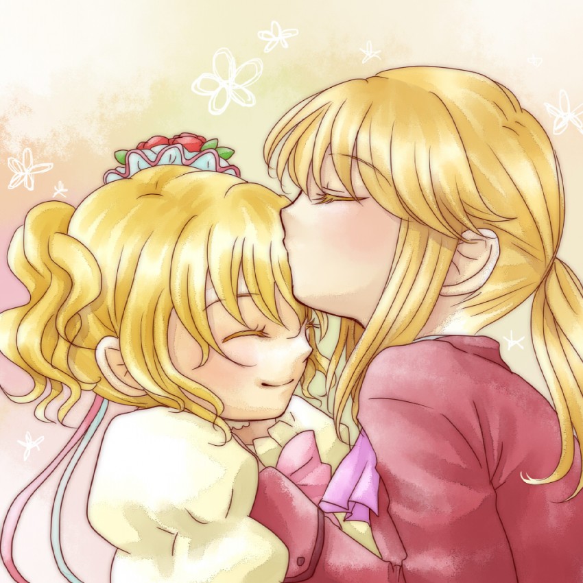 ushiromiya jessica and ushiromiya lion (umineko no naku koro ni) drawn by takai_shizuno