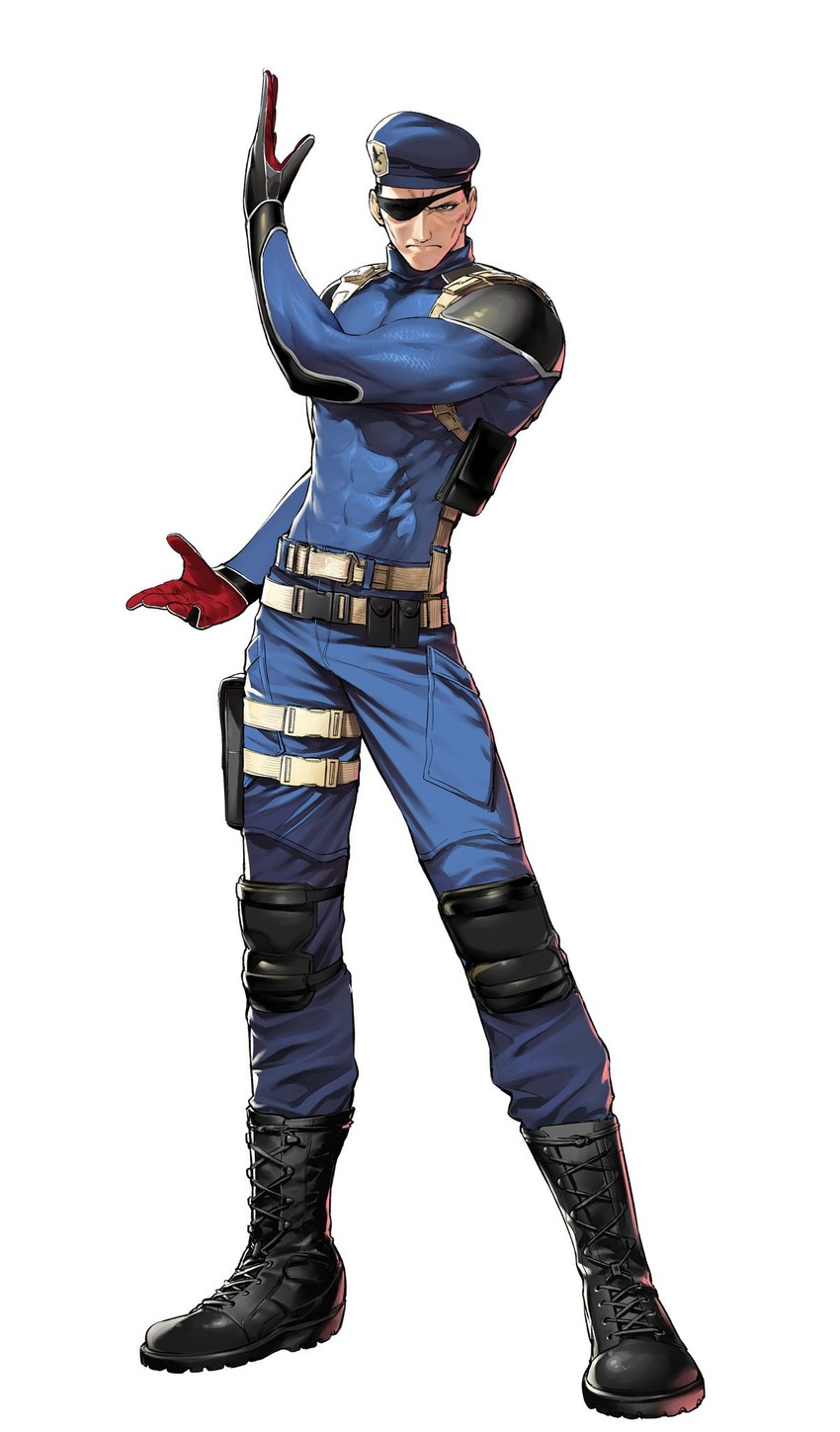 heidern (the king of fighters and 2 more) drawn by azuma_kyoutarou_(artist)