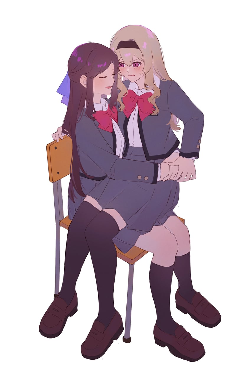 saijou claudine and tendou maya (shoujo kageki revue starlight) drawn by raven_(rnzraven)