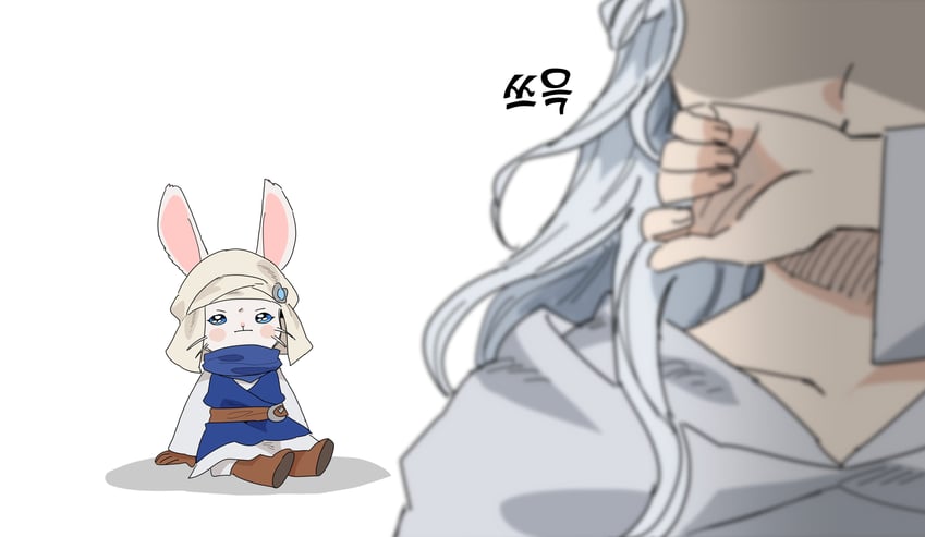 venat and loporrit (final fantasy and 1 more) drawn by gg_dal
