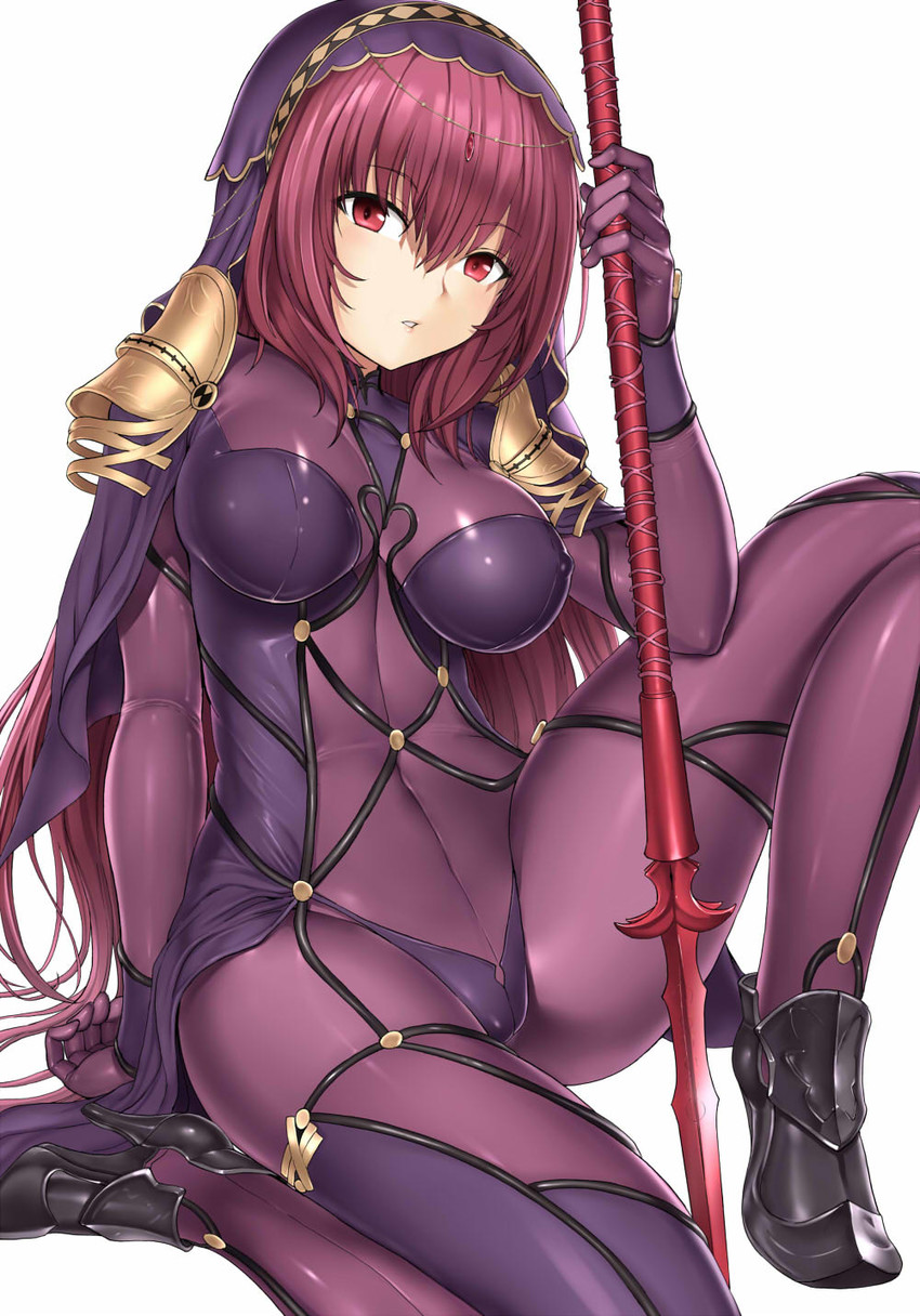 scathach (fate and 1 more) drawn by hakaba_(dairiseki)