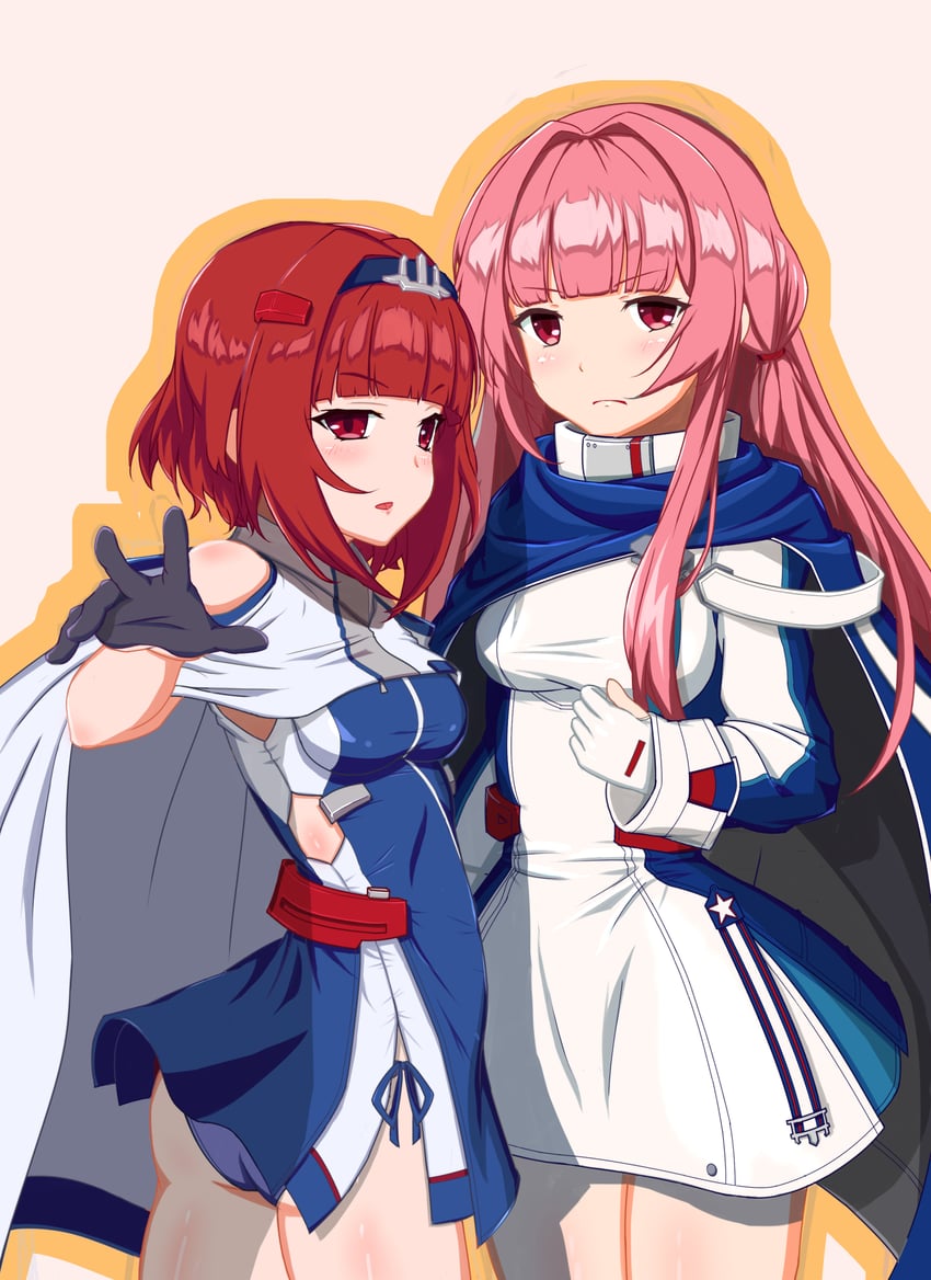 birmingham and princeton (azur lane) drawn by yanu