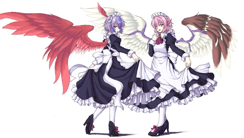 mystia lorelei and tokiko (touhou) drawn by isaki_(gomi)