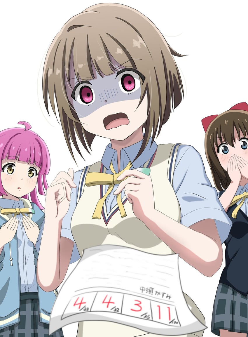 osaka shizuku, tennoji rina, and nakasu kasumi (love live! and 1 more) drawn by tottsan