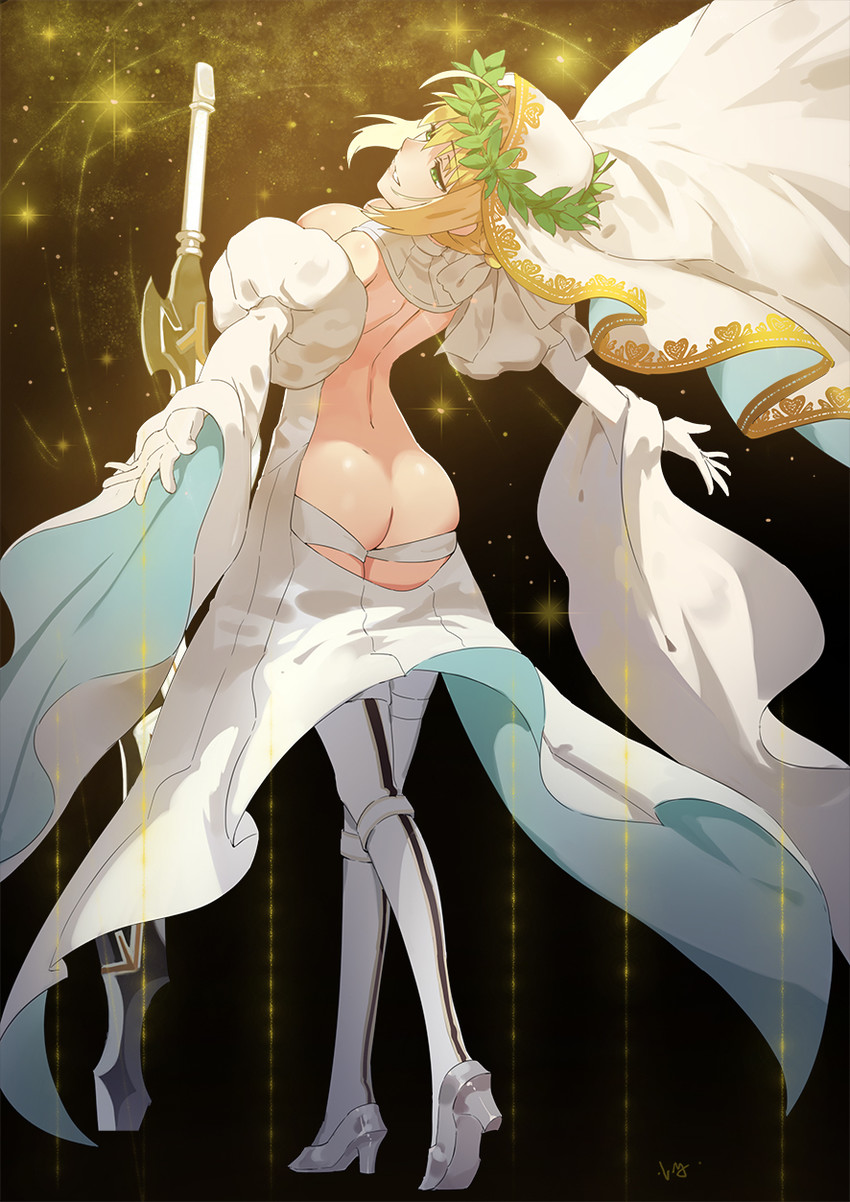 nero claudius (fate and 1 more) drawn by club3