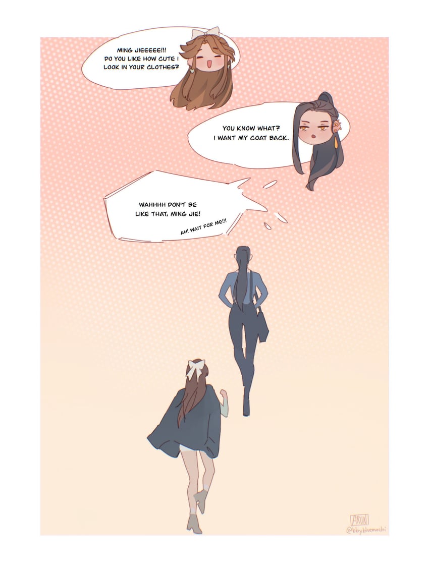 shi qingxuan and ming yi (tianguan cifu) drawn by bbybluemochi