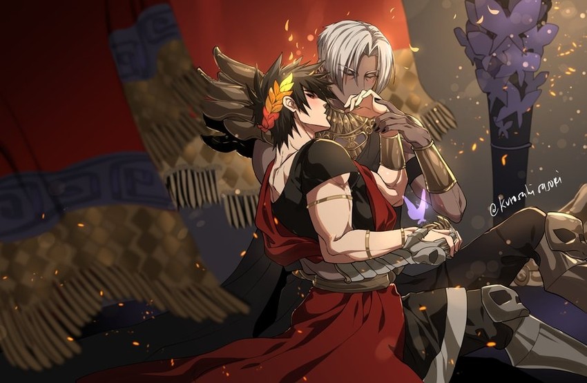 zagreus and thanatos (hades and 1 more) drawn by kurosaki_sasori