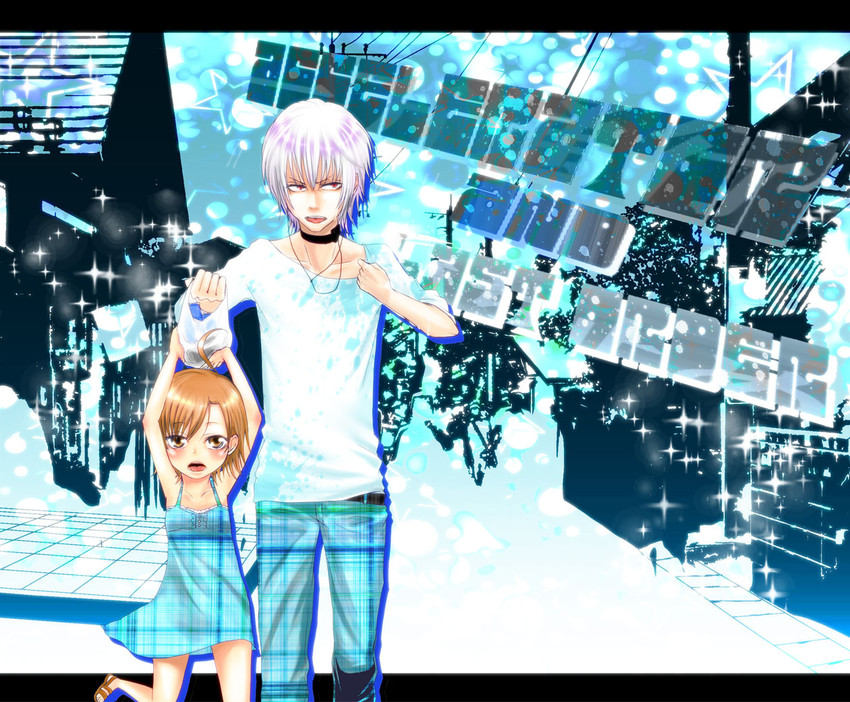 accelerator and last order (toaru majutsu no index) drawn by yachiyo_(hachiichiyon)