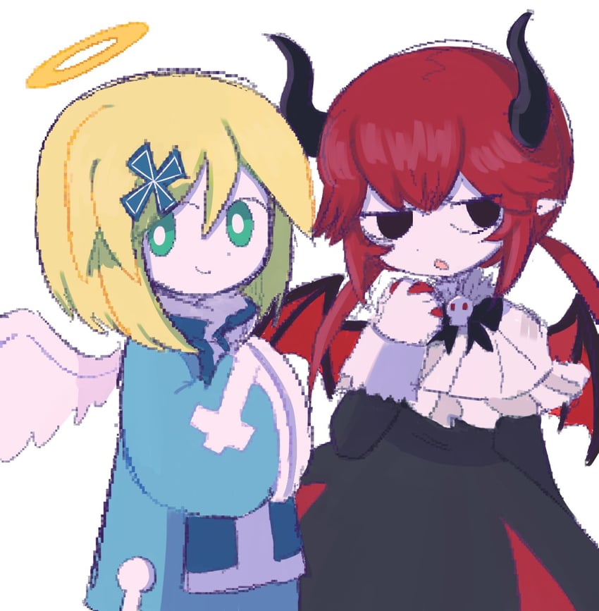 dialo and chelan (funamusea and 1 more) drawn by pipiikki