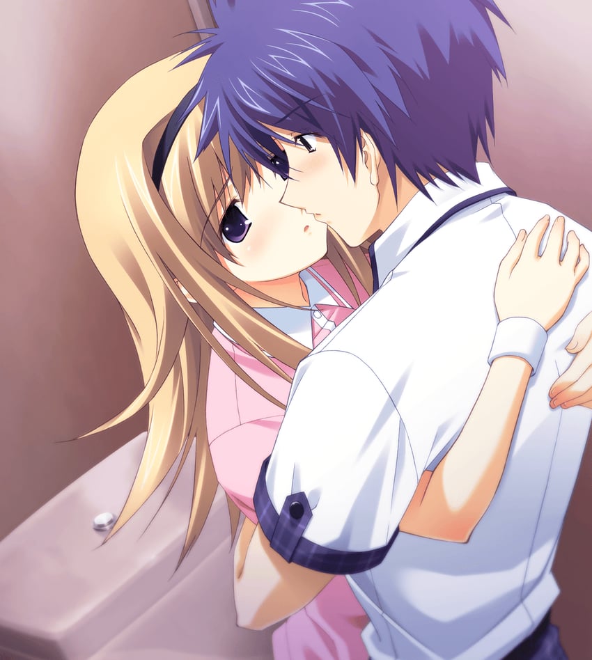 nishijou nanami and nishijou takumi (chaos;head and 1 more) drawn by matsuo_yukihiro
