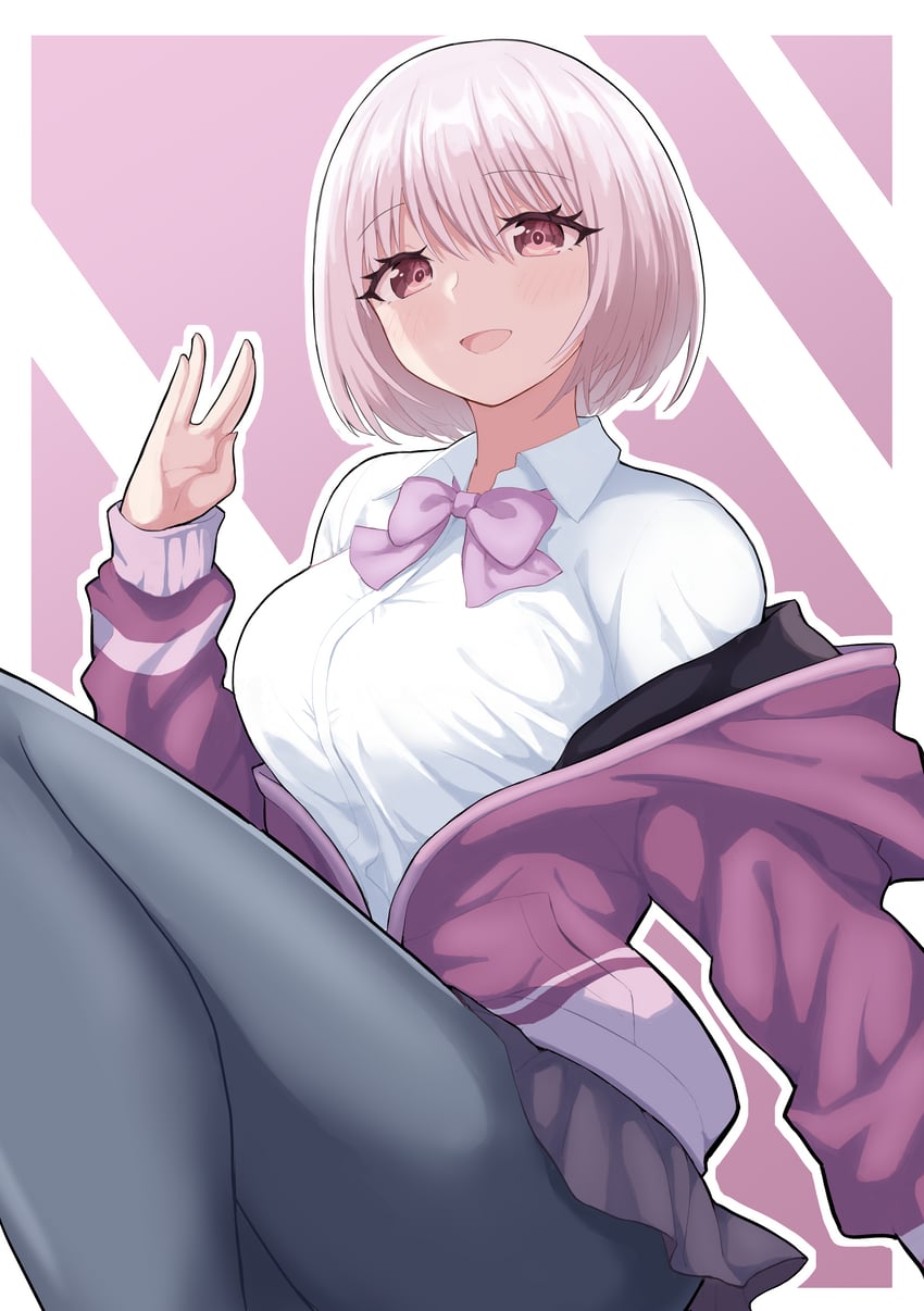 shinjou akane (gridman universe and 1 more) drawn by yuu_(shampoohatslime)