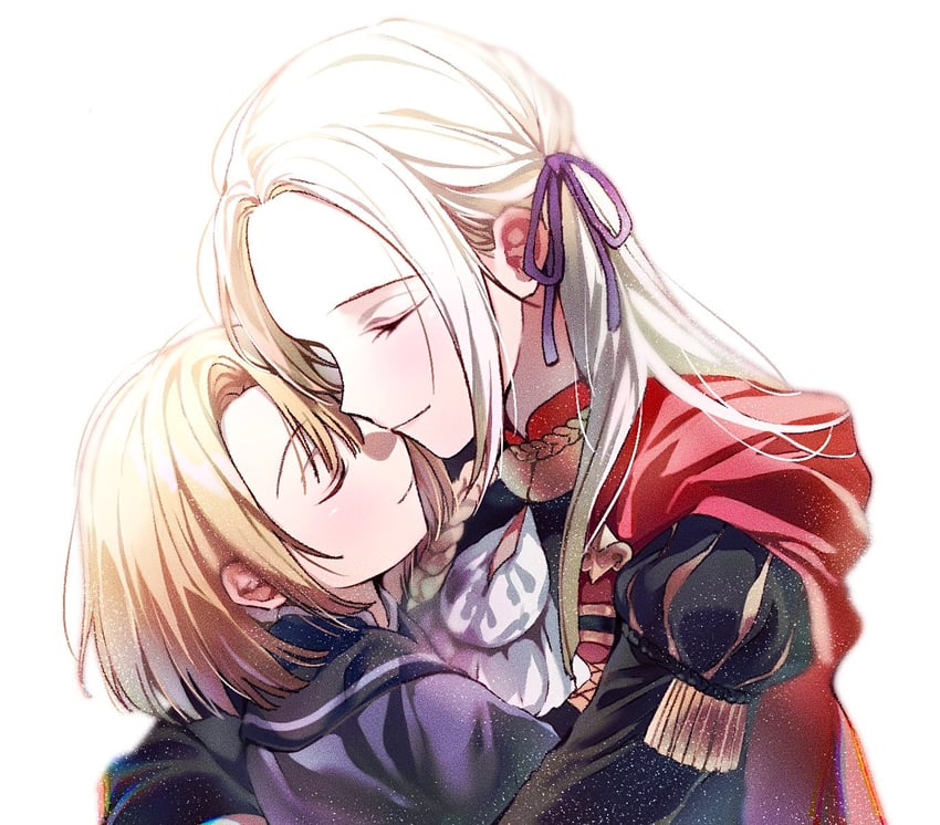 edelgard von hresvelg and dimitri alexandre blaiddyd (fire emblem and 1 more) drawn by soma_otakuu