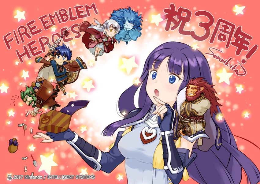 ike, micaiah, yune, altina, caineghis, and 1 more (fire emblem and 3 more) drawn by kita_senri