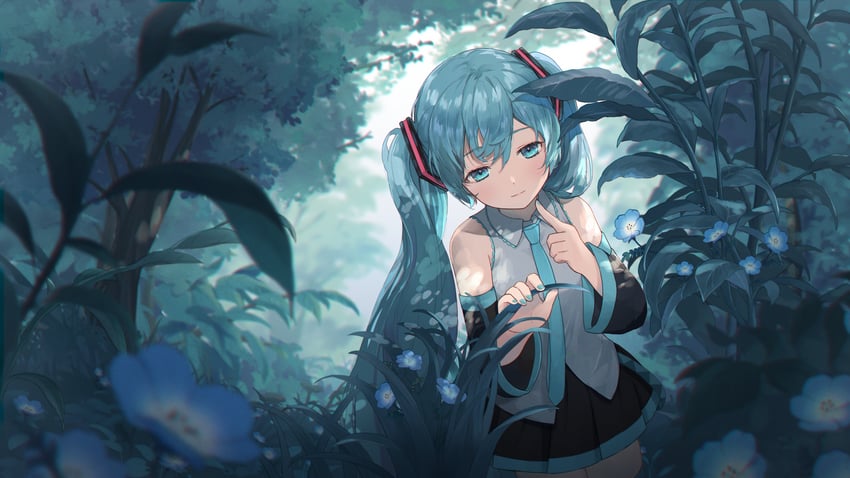 hatsune miku (vocaloid) drawn by ashika_(yftcc948)