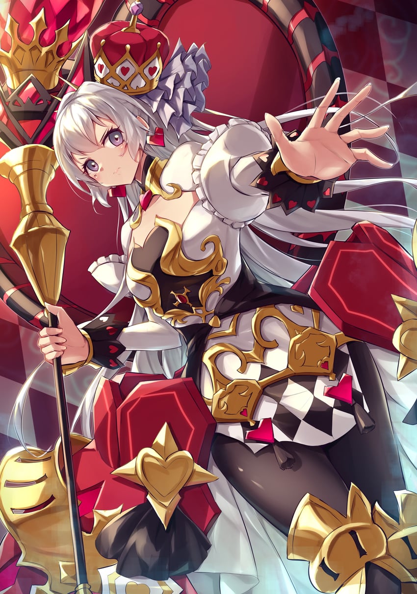maliss <q> hearts crypter (yu-gi-oh!) drawn by kanzakietc