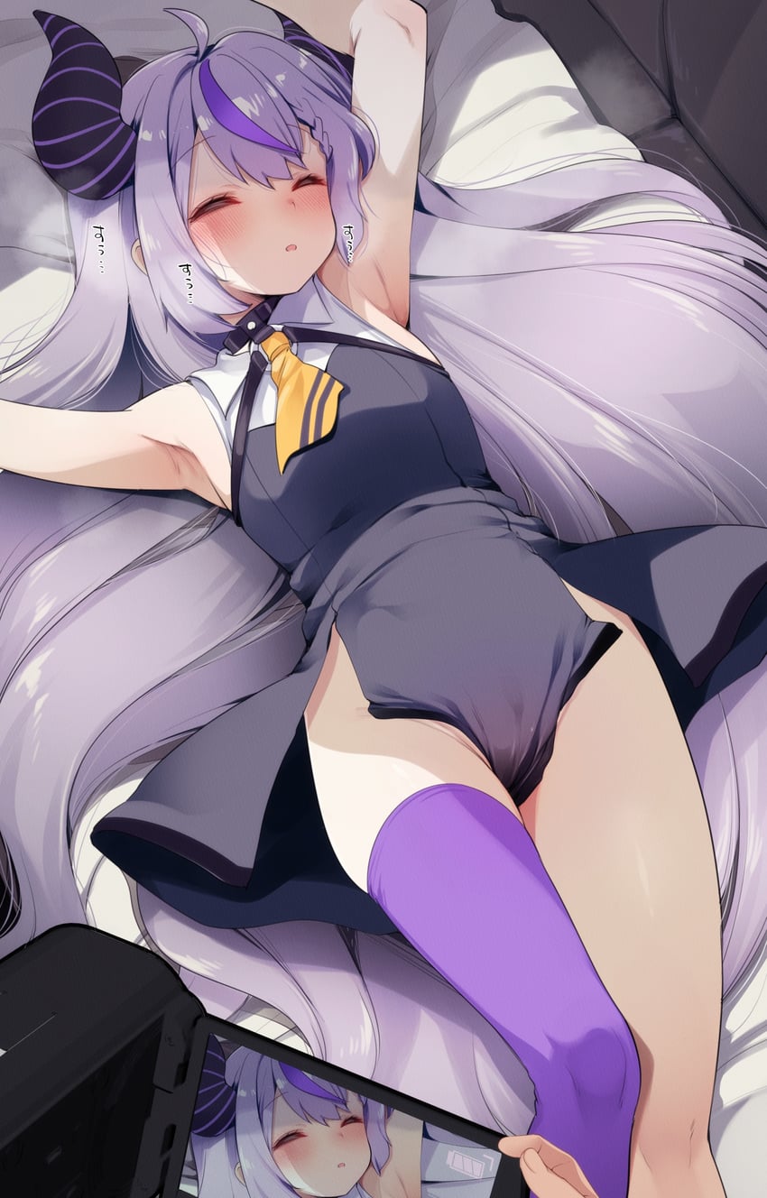 la+ darknesss (hololive) drawn by fujisaki_hikari