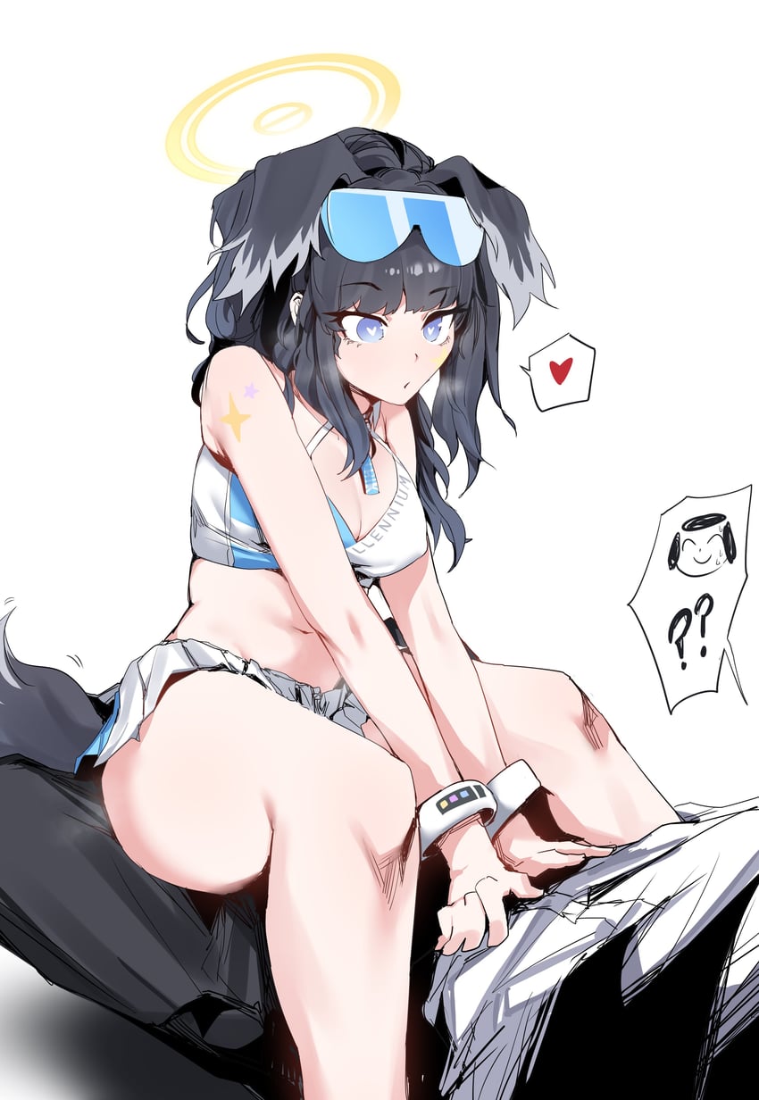 sensei, doodle sensei, and hibiki (blue archive) drawn by plentyofempty