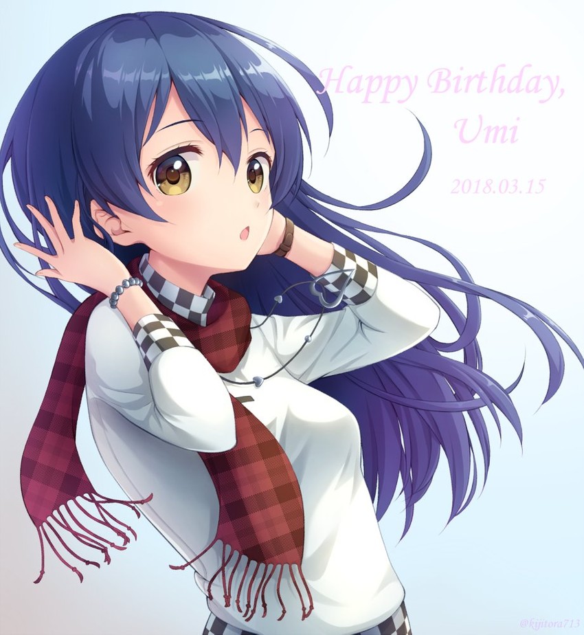 sonoda umi (love live! and 2 more) drawn by sasurai_(kijitora713)