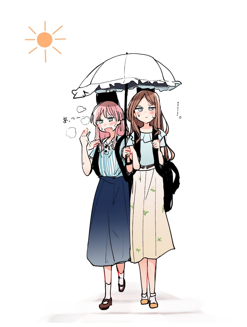 chihaya anon and nagasaki soyo (bang dream! and 1 more) drawn by pachio_(patioglass)