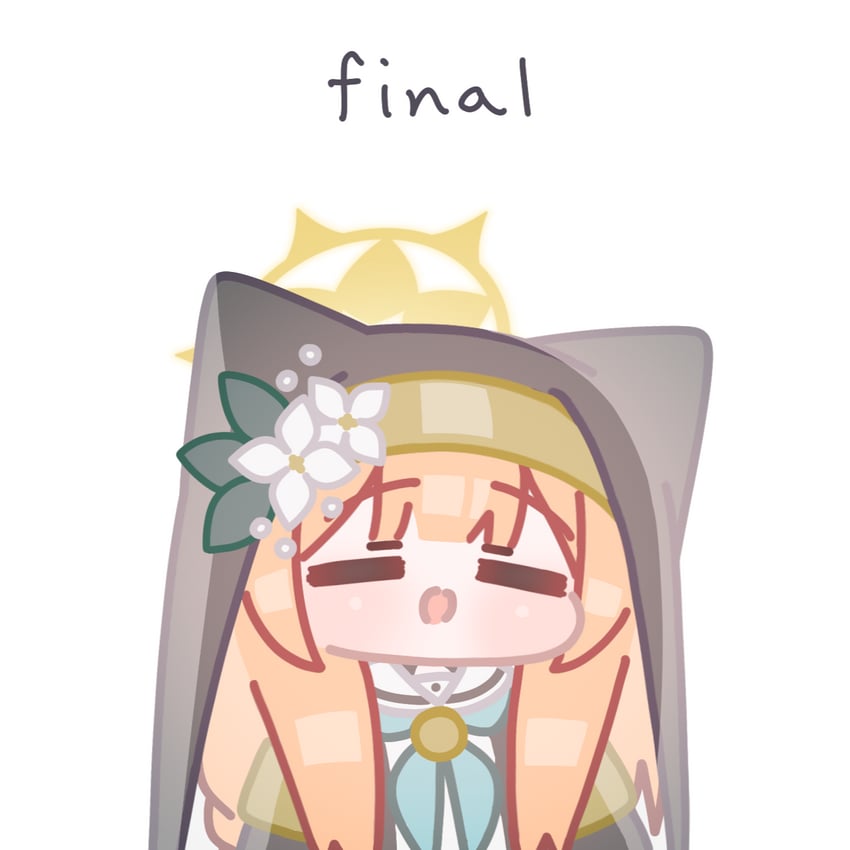 mari (blue archive) drawn by horuhara