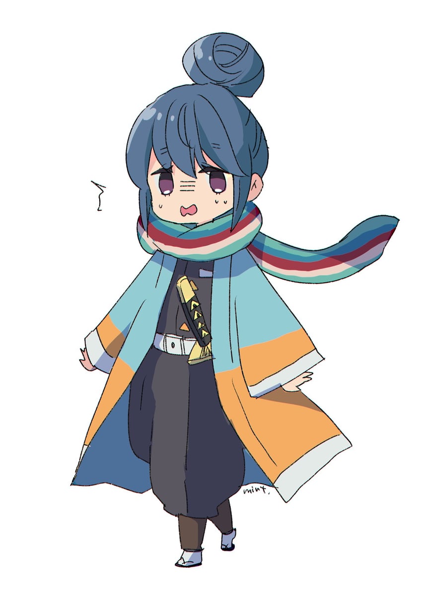 shima rin (kimetsu no yaiba and 1 more) drawn by mint_(mintlemonade3)