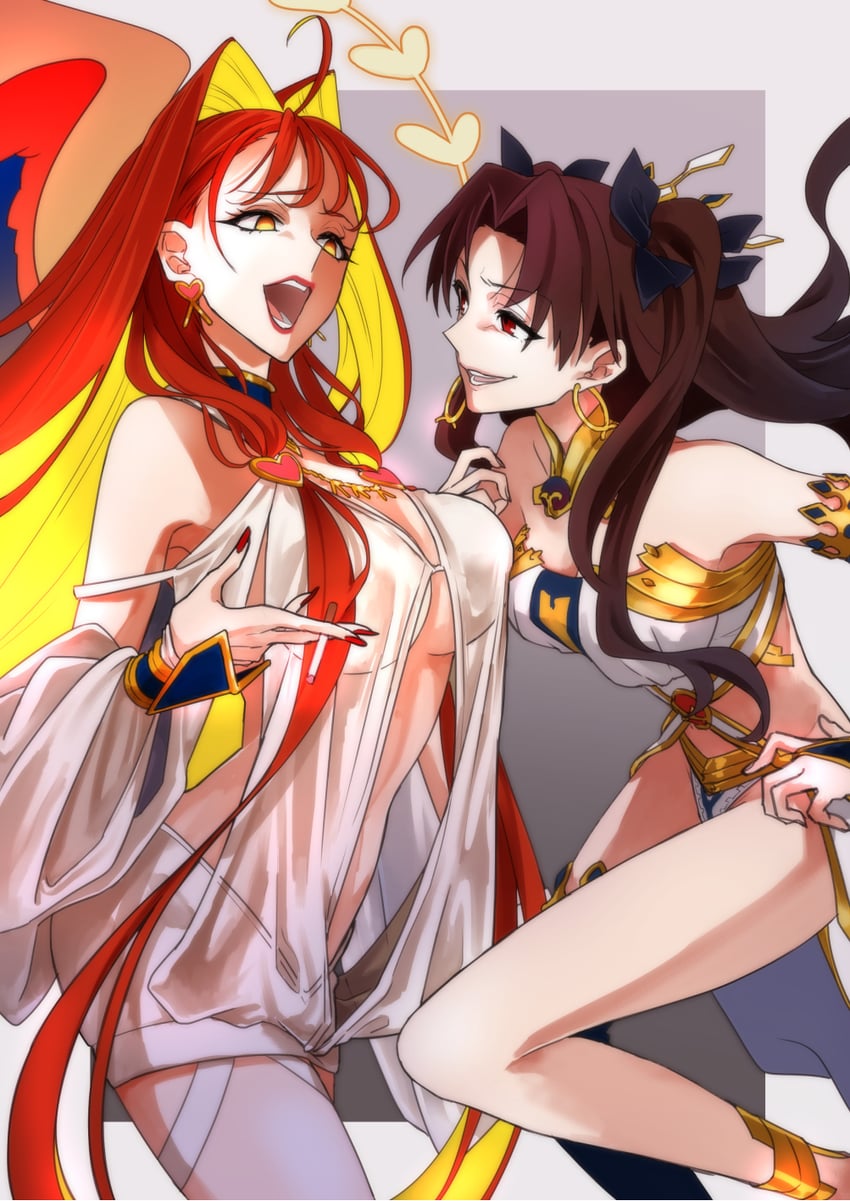 ishtar and aphrodite (fate and 1 more) drawn by karasaki