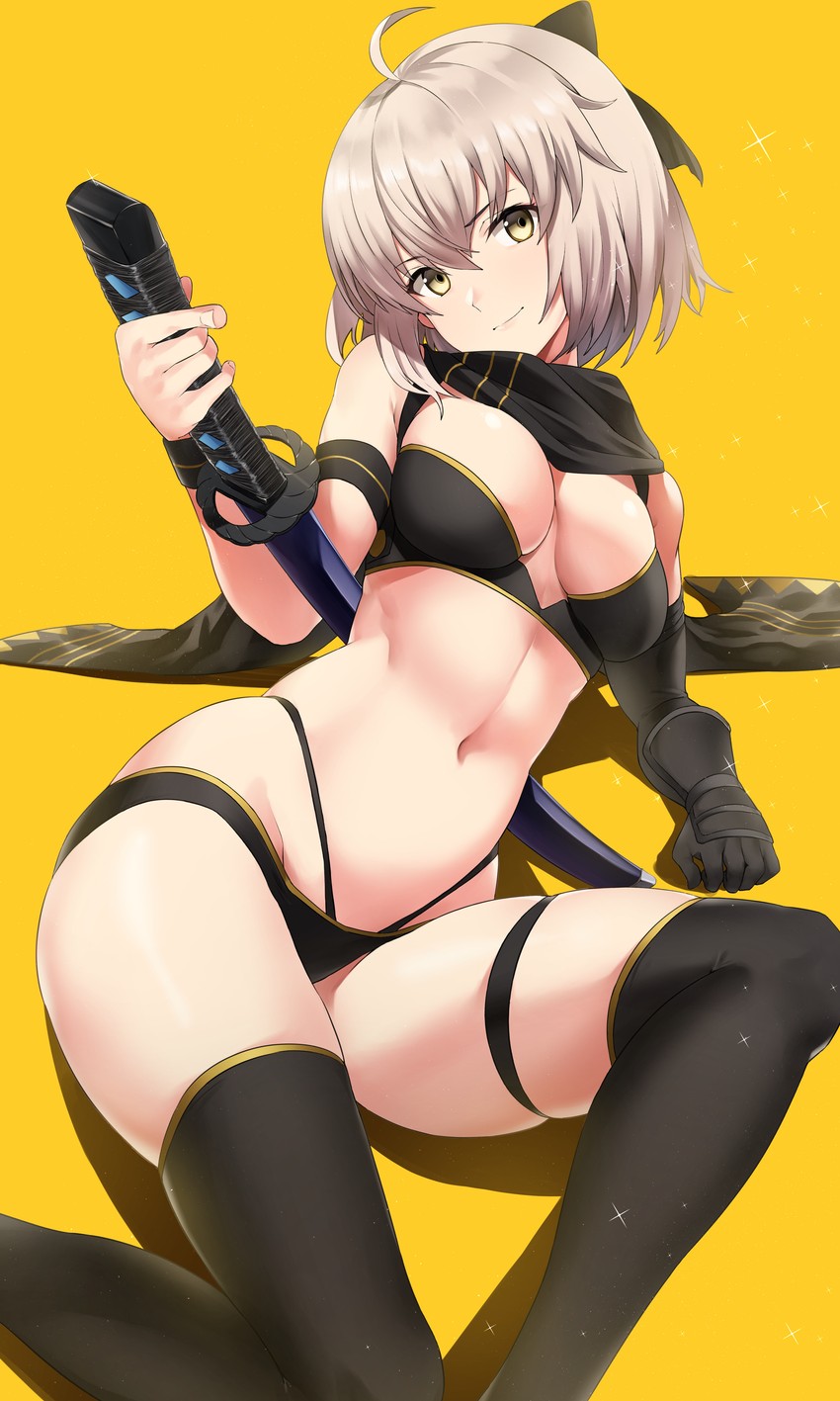 okita souji and okita j. souji (fate and 1 more) drawn by hotate-chan