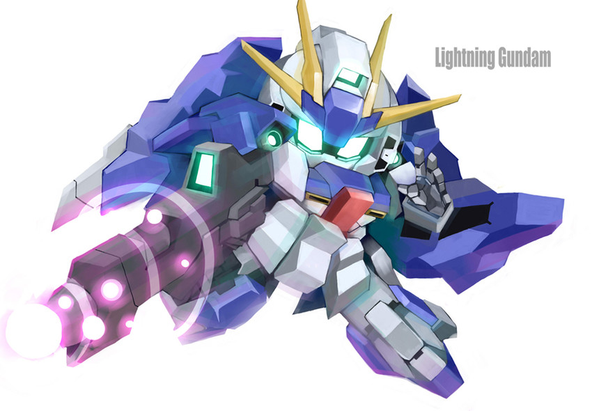 lightning gundam (gundam and 3 more) drawn by juya_(juya067)