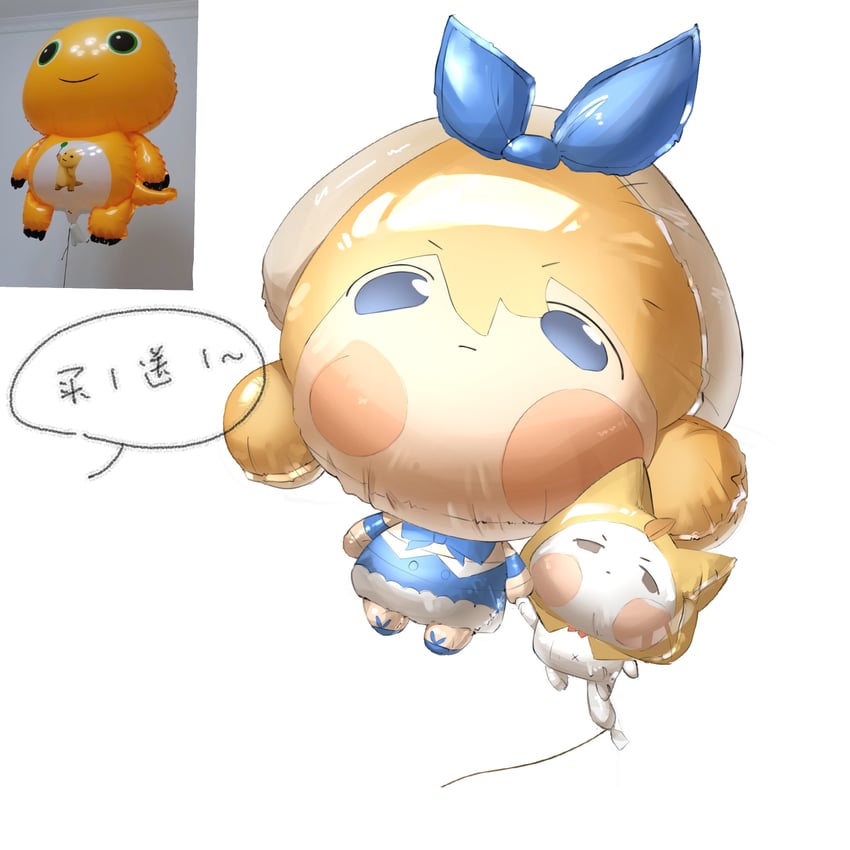 nikki, momo, and bubbly voyage (nikki and 1 more) drawn by fafo_shucaitang