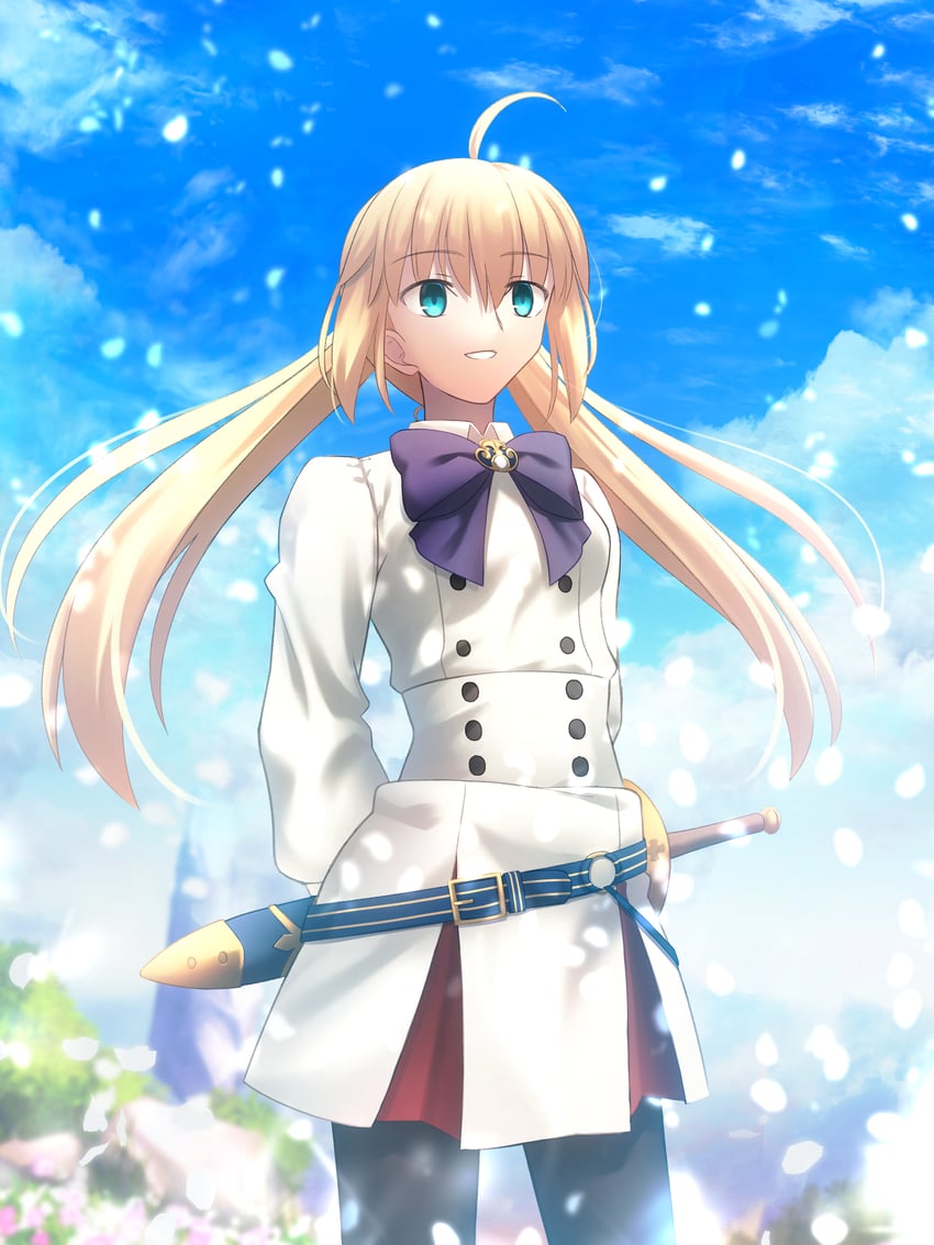 artoria pendragon and artoria caster (fate and 1 more) drawn by shoori_(migiha)