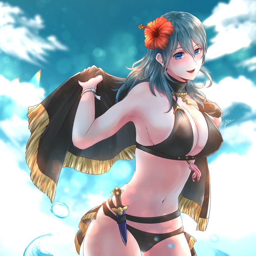 female byleth (fire emblem and 2 more) drawn by yori_(a_a_yori)