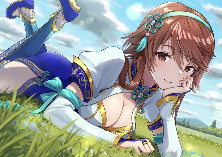 chai xianghua (soulcalibur and 1 more) drawn by komashiro_n