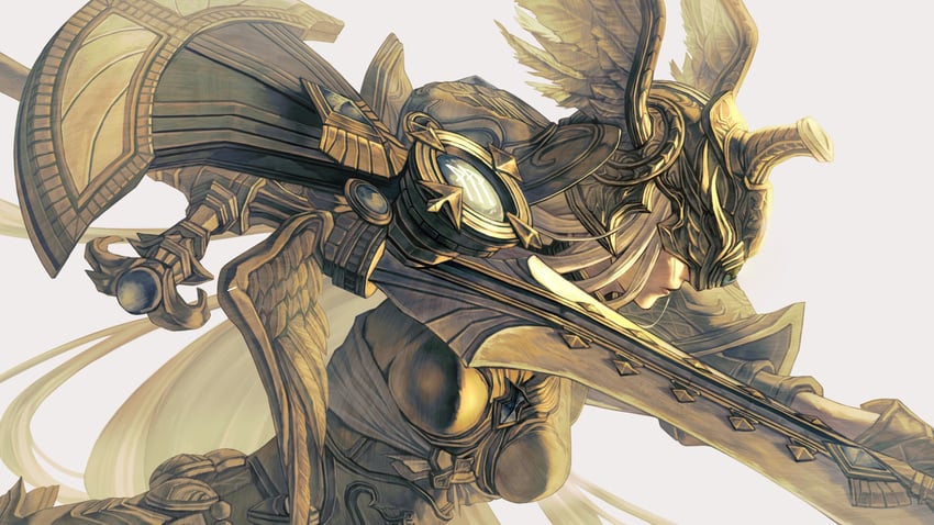 halone (final fantasy and 1 more) drawn by bimel_isabella