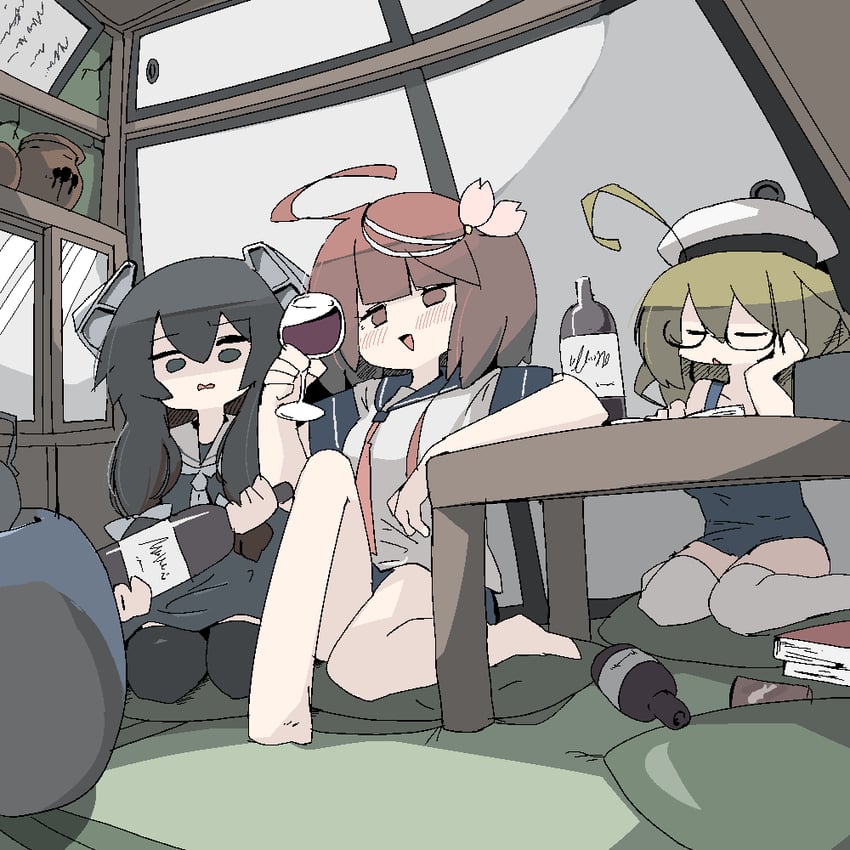 i-58, i-8, and i-47 (kantai collection) drawn by bb_15hz