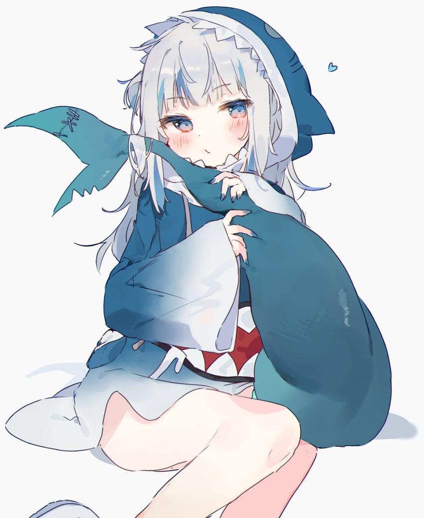gawr gura (hololive and 1 more) drawn by bunchi