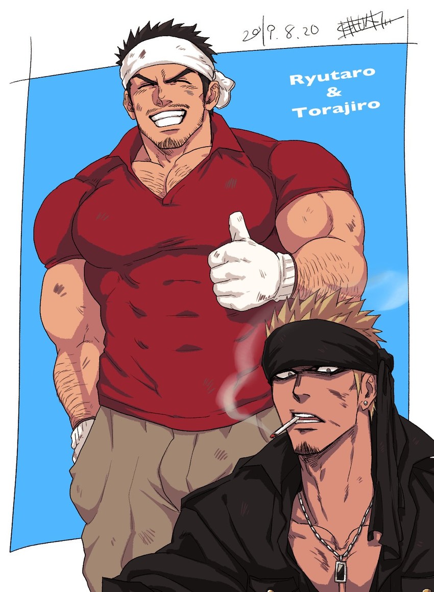ryutaro and torajiro (original) drawn by chun_(luxtan)