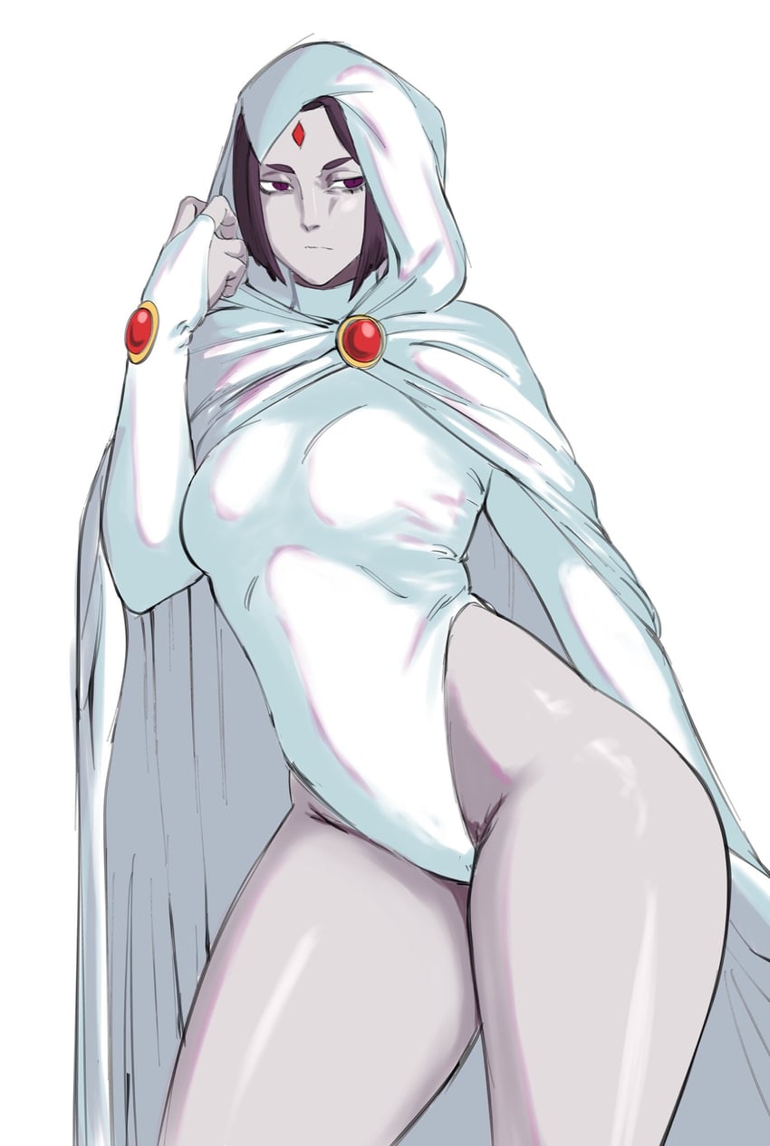 raven and white raven (dc comics and 1 more) drawn by octavius_(octavius_dp)
