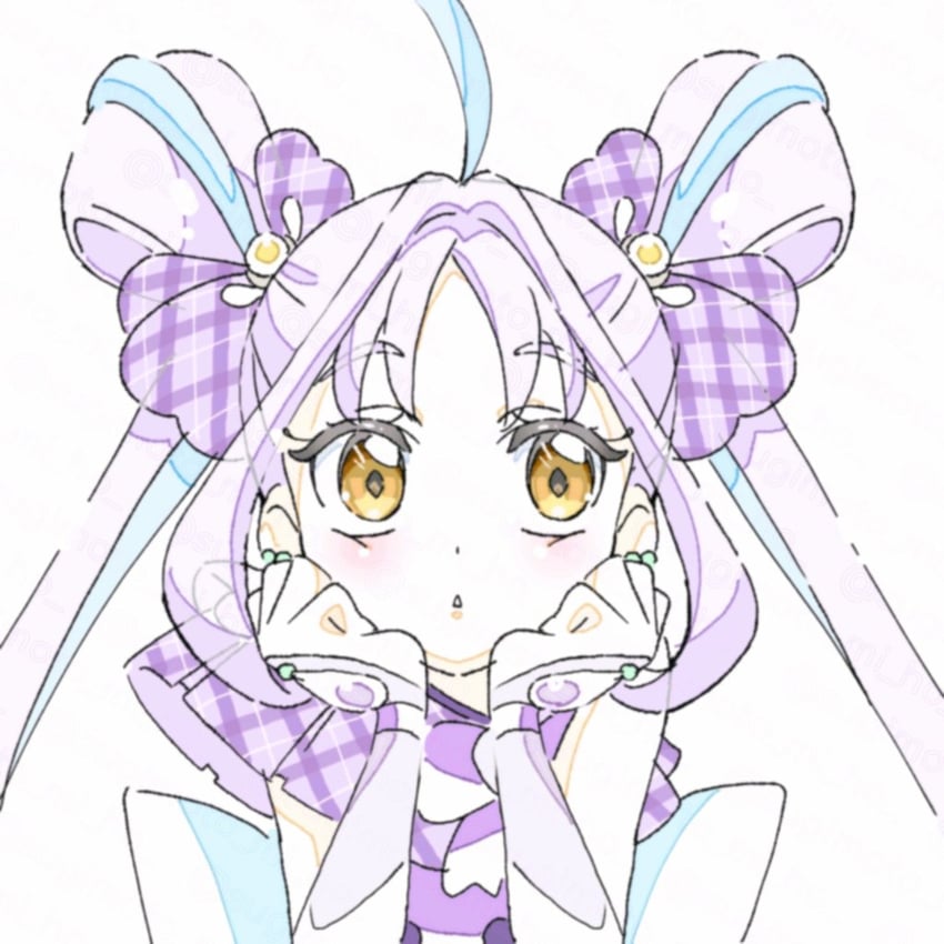 shigure kokoro and cure kyunkyun (precure and 1 more) drawn by sugimoto_miho