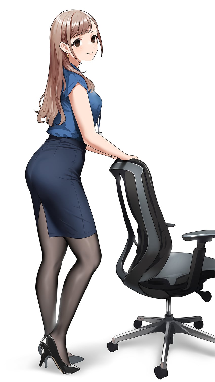 akaori umeka (kaisha no senpai akaori-san) drawn by doushimasho