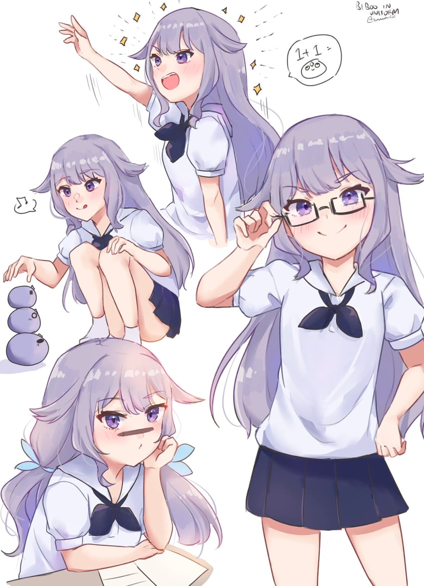 koseki bijou and pebble (hololive and 1 more) drawn by hirasawa_izumi