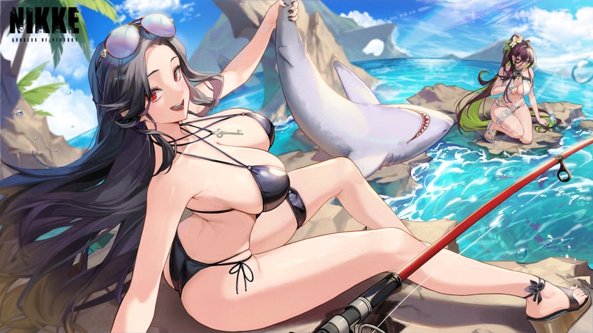 maiden and guilty (goddess of victory: nikke) drawn by f.k_(hs225kr)