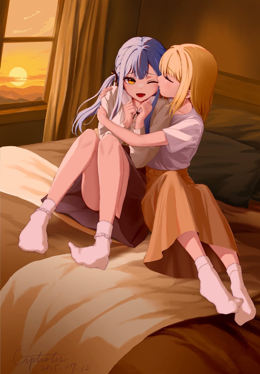 togawa sakiko and misumi uika (bang dream! and 1 more) drawn by ciphotis