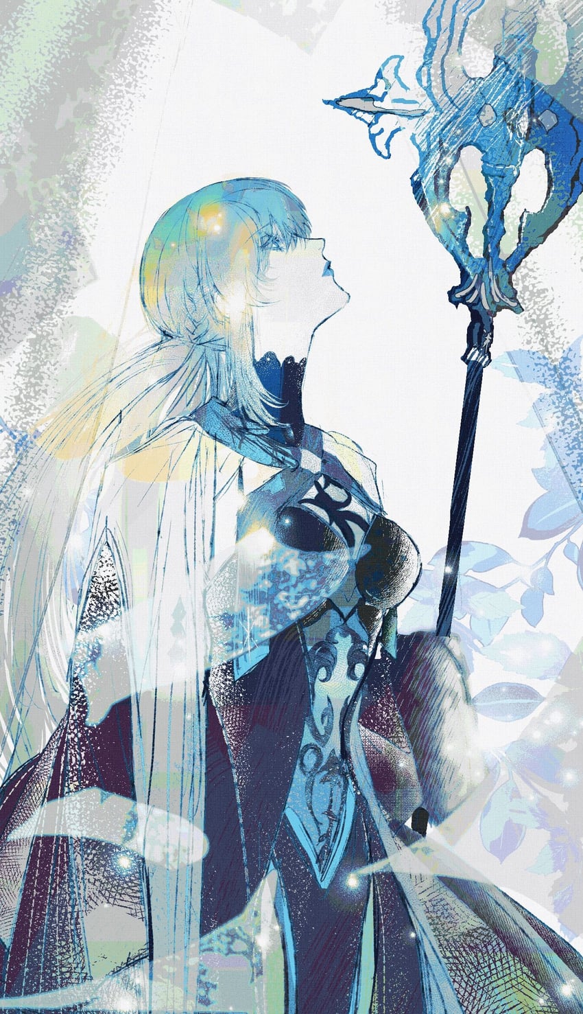 morgan le fay (fate and 1 more) drawn by f3000_kiara