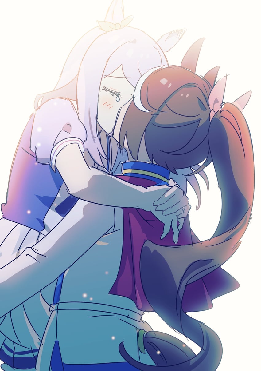 mejiro mcqueen and tokai teio (umamusume) drawn by habsida_(habsida_hpy)