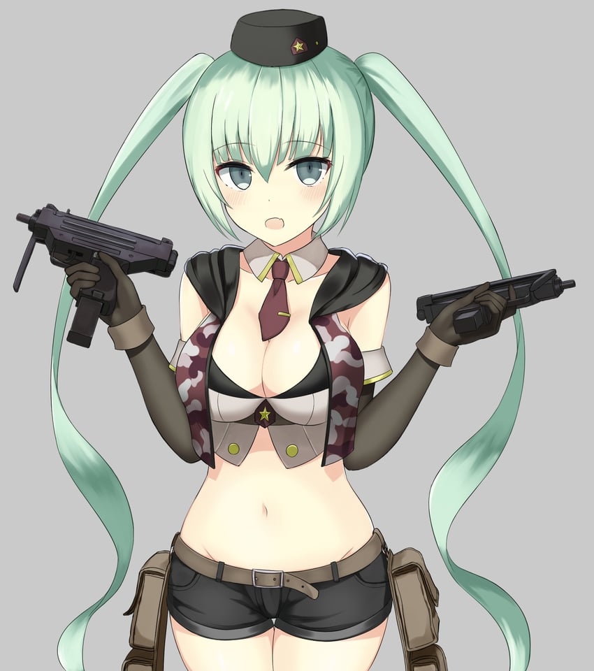 micro uzi (girls' frontline) drawn by core_(pusn3354)