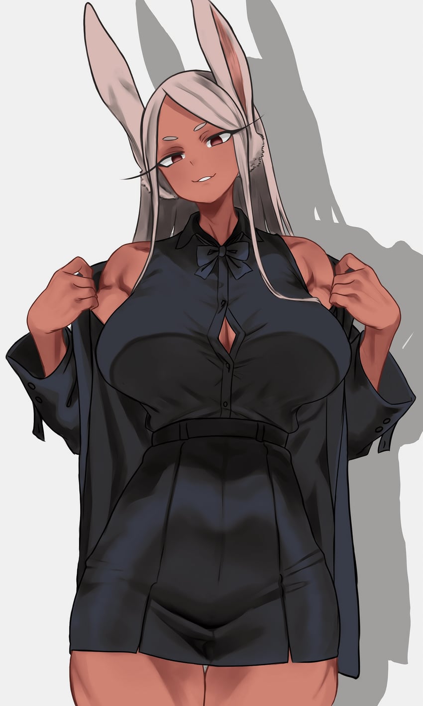 mirko (boku no hero academia) drawn by everthine and telefka